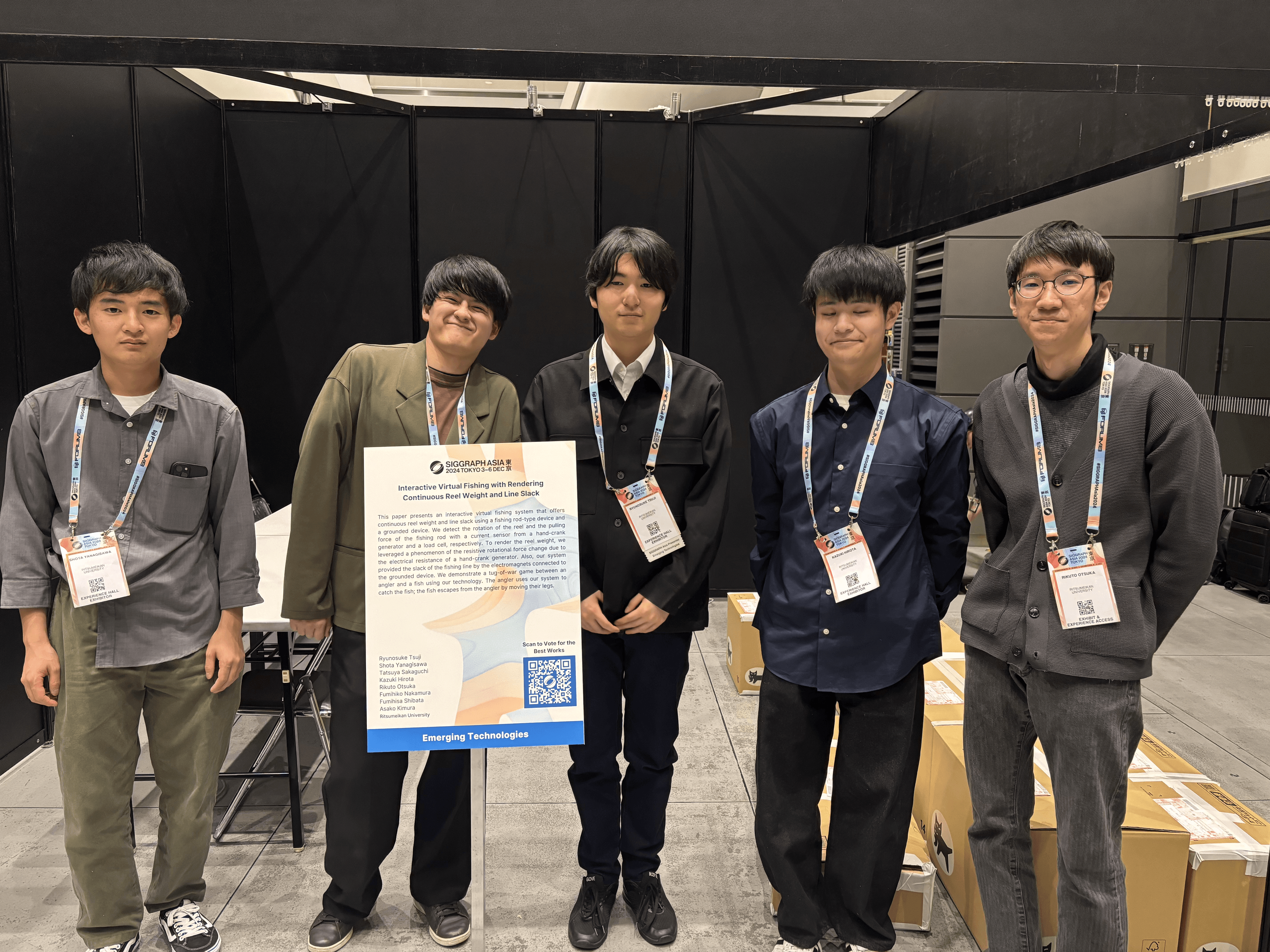 ジュベナイルプロジェクトの展示または体験の様子