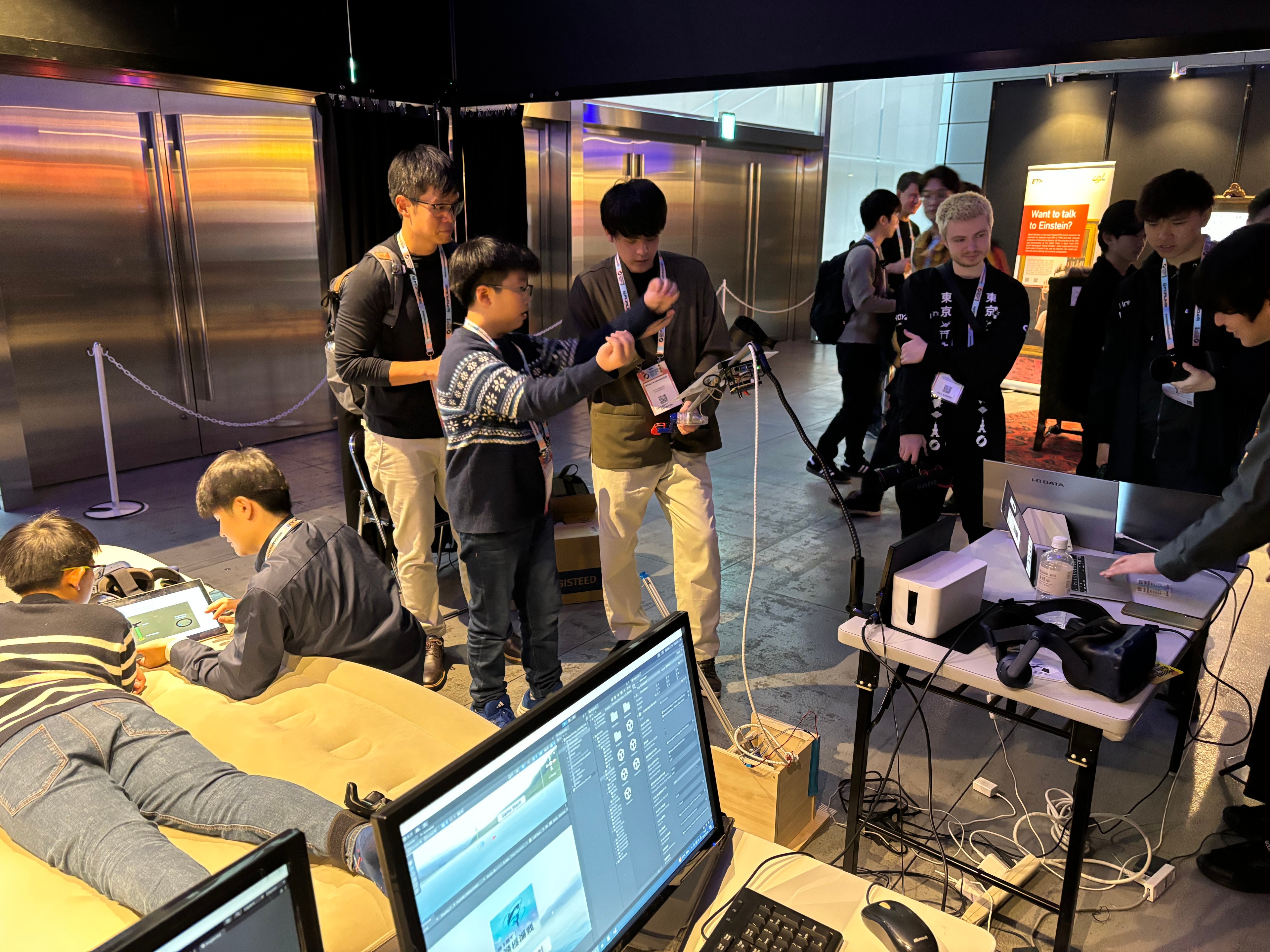 国際学会での別シーンの様子